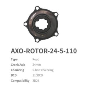 Powermeter for Rotor 24 mm cranks
