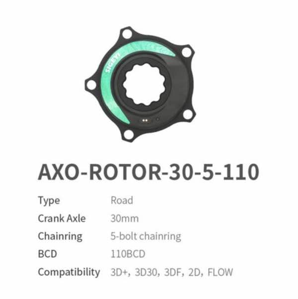 Powermeter for rotor road cranks